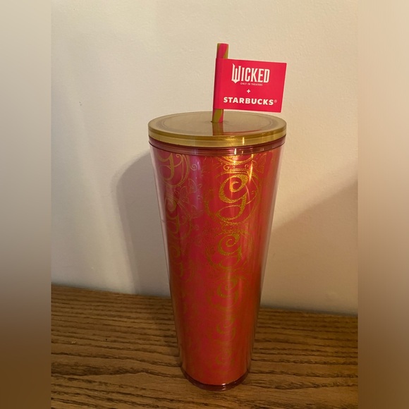 Wicked x Starbucks Pink Glitter Cold Cup 24oz - Picture 3 of 5